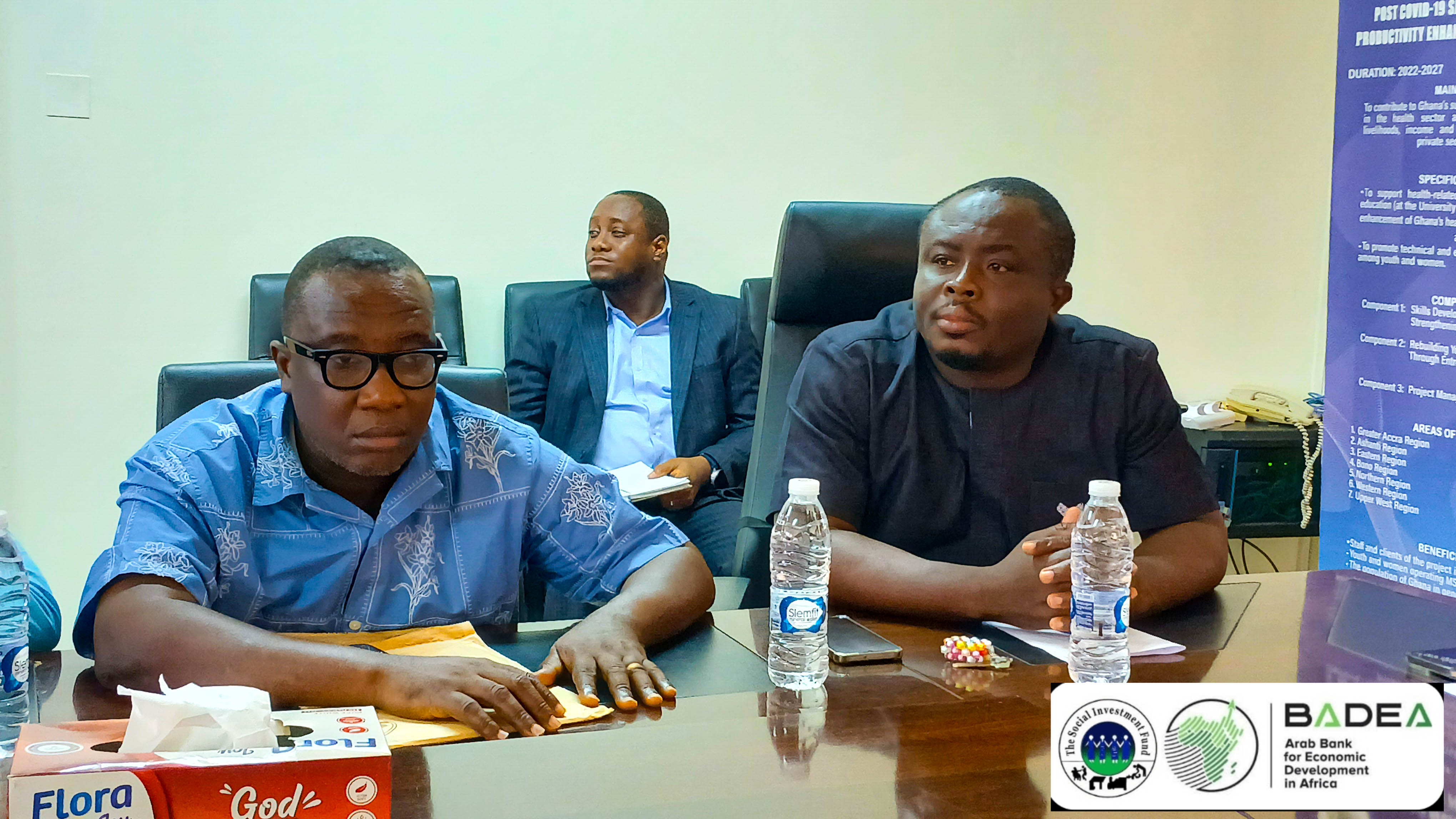 BADEA APPRAISAL MISSION MEETS WITH SIF & MINISTRY OF FINANCE